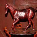 Brown Stallion Carving