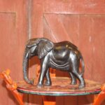 Elephant wood carving